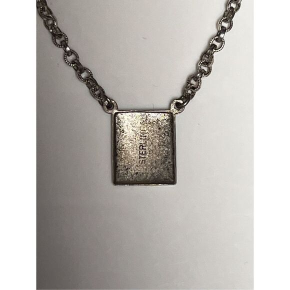 Vintage Engraved Sterling Silver Cuff Links & Tie Bar Hallmarked - Picture 10 of 12